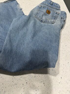 Carhartt Men's Light Wash Relaxed Denim Jeans